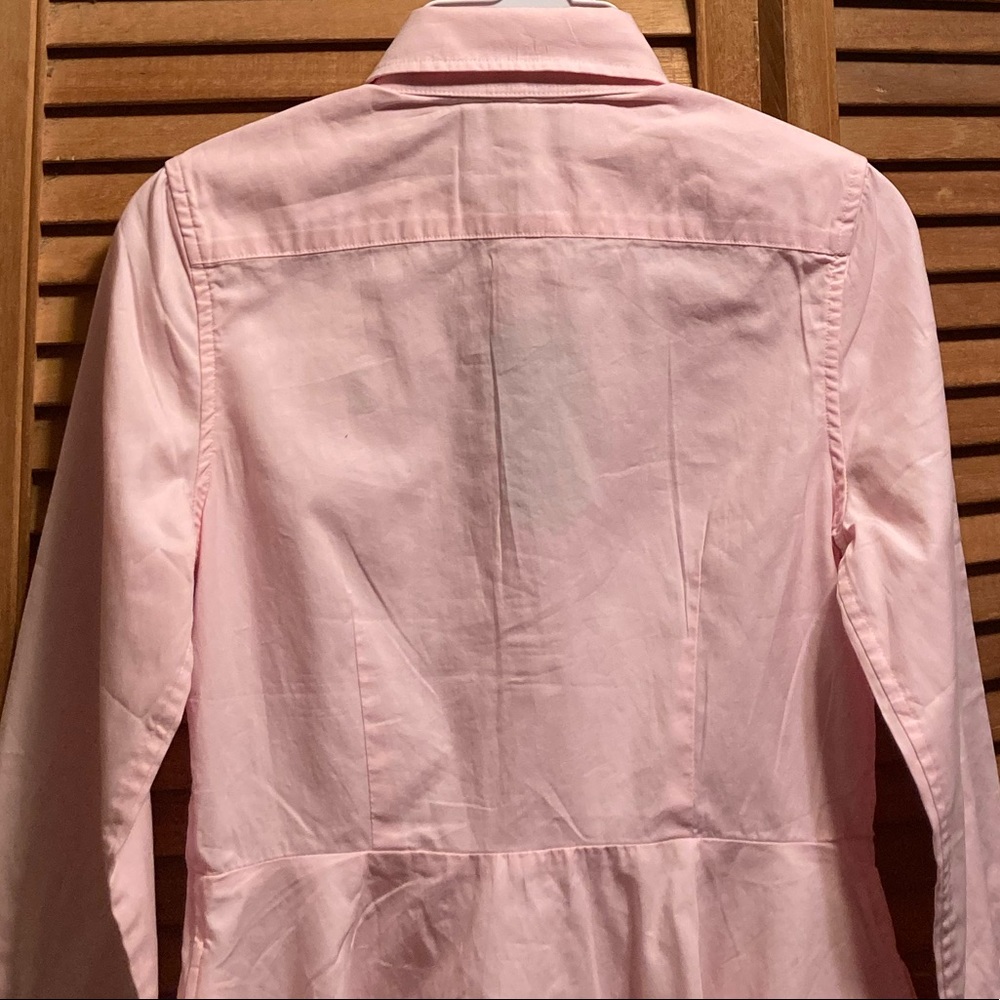 Ralph Lauren Pink Buttoned Collar Shirt Dress - Picture 10 of 13